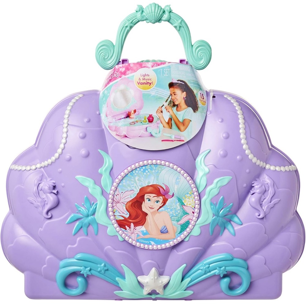 💖NWT DISNEY PRINCESS ARIEL’S VANITY, UNDER THE SEA TABLETOP, MUSIC, LIGHTS - Picture 7 of 16